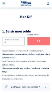 Saisie des heures dif sur votre compte personnel de formation : Temana Comment Transformer Mes Heures Dif En Heures Cpf