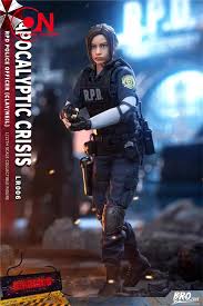 In Stock BROTOYS LR006 1/12 Jill Clair Cool Girl Action Figure Resident  Evil Game Apocalyptic Crisis 6" Full Set Soldier Model