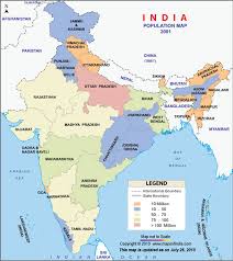 State Wise Population Map Of India