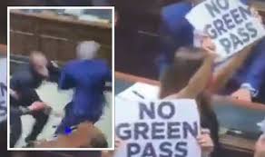 Südtiroler sanitätsbetrieb, agenzia italiana del farmaco, infovac; Italian Mp Chased Out Of Parliament By Security For Protesting Green Pass Video Politics News Express Co Uk