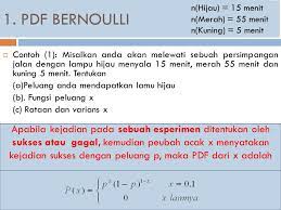 Probability Distribution Function Pdf Dan Cumulatif Distribution Function Cdf Untuk Kasus Diskrit Ripai S Pd M Si Ppt Download