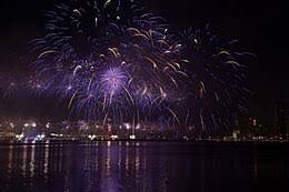 The most common use of a firework is as part of a fireworks display. Fireworks Wikipedia