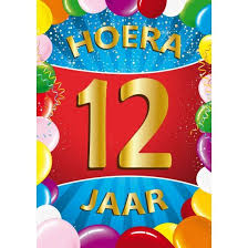 Feestartikelen Verjaardag 12 Jaar Feestartikelen Verjaardag Decoraties