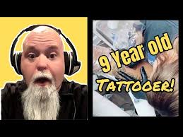 My REACTION! The YOUNGEST tattoo artist in the WORLD!