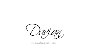 Maybe you would like to learn more about one of these? Davian Name Tattoo Designs