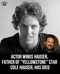 Both of Cole Hauser's parents were legends in the film industry. Cole's mom  died last year, and he is now mourning the loss of his father. Read more at  the link in