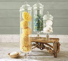 Apothecary pewter glass bath jars. 25 Diy Apothecary Jars What To Fill Craftionary