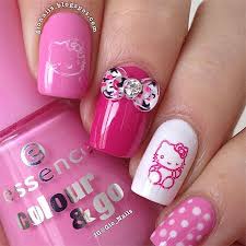 Rest could be your own imagination and creativity. Cute Hello Kitty Nail Art Designs Ideas 2013 2014 Fabulous Nail Art Designs