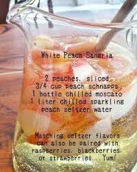 Sangria Blanche A La Peche Recette De Punch Cuisine Et Boissons Recettes De Cuisine