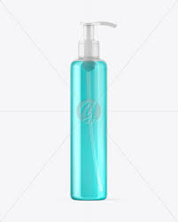 Clear Cosmetic Bottle With Pump Mockup In Bottle Mockups On Yellow Images Object Mockups