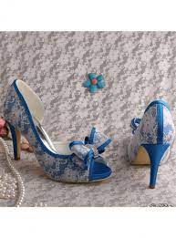 Mia moltrasio produce e vende scarpe da donna fatte a mano in italia: Scarpe Da Sposa Bicolor Bianco E Blu