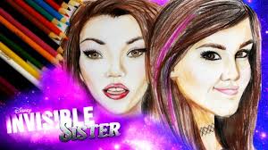 But thats not the only thing she turns invisible she finds out she turned her older sister invisible. Invisible Sister Disney Channel Original Movie Cleo And Molly Speed Drawing Youtube