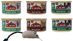 My Little Lion Grain Free Cat Food 3 Flavor 6 Can Bundle With Toy 2 Each Rabbit Beef Duck 3 Ounces We Do Hop Grain Free Cat Food Cat Food Grain Free