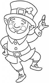 This is a printable st. Printable Leprechaun Coloring Pages St Patricks Day Crafts For Kids Saint Patricks Day Art St Patrick S Day Crafts