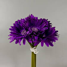 10 Tall Gerbera Daisy Bouquet Wholesale Flowers And Supplies Purple Wedding Flowers Daisy Bouquet Wedding Gerbera Daisy