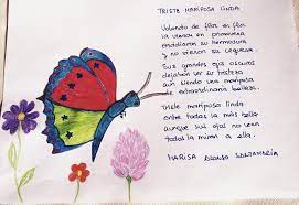Poesia Infantil Triste Mariposa Linda