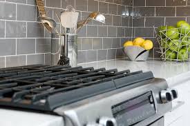 Daltile Grey Subway Tile Backsplash Contemporary Kitchen Transitional Kitchen Design Grey Subway Tiles Gray Subway Tile Backsplash