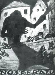 nosferatu promotional artwork by albin grau 1922 artwork art horror movie posters