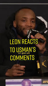 Leon Edwards reacts to Usman’s comments #ufc #ufc286 #leonedwards  #kamaruusman #mma #ufc_mma_sport #ufcrussia #mmafighter