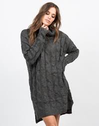 Chunky Turtleneck Sweater Dress Sweater Dress Chunky Turtleneck Sweater Dress Winter Fashion Outfits