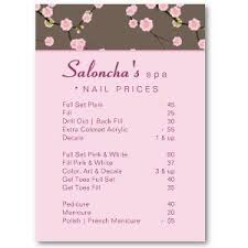 Gel nails are generally priced between a regular manicure and acrylic nails. Pin By G On Salon Price List Salon Price List Salon Business Cards Nail Salon Prices