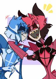 Alastor 2p X Alastor Hotel Art Cartoon Vivziepop Hazbin Hotel