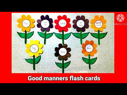 These are good ways to make. Best Out Of Waste Diyflashcards How To Make Good Manners Flash Cards Reuse Of Wedding Cards Youtube