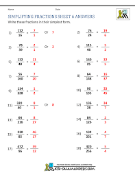 We have a selection of worksheets designed to help your child understand how to simplify fractions. Simplifying Fractions Worksheet