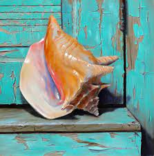 Top rated seller top rated seller. John Schisler Conch Shell Oil Painting Entry October 2015 Boldbrush Painting Competition