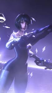 Cyber Hunter Lite Game Download For 1 Gb Ram Cyberpunk Girl Cyberpunk Art Sniper Girl