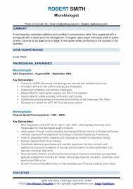 Proficient in sample preparation, collection, and processing. Microbiologist Resume Samples Qwikresume