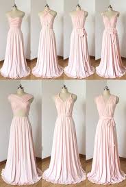 Blush Pink Spandex Long Convertible Bridesmaid Dress Blush Pink Bridesmaid Dresses Convertible Bridesmaid Dress Blush Bridesmaid Dresses