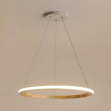 Wood Circle Hanging Light Fixture Nordic Style Led Suspension Light In Neutral For Sitting Room Hanging Light Fixtures Circle Hanging Lights Hanging Lights