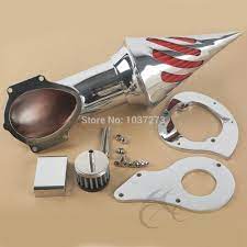 Chrome Air Cleaner Intake Filter For Honda Shadow Vt600c Vlx600 Vlx Deluxe New Honda Shadow Motorcycle Accessories Air Cleaner