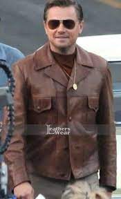 Rick Dalton Once Upon A Time In Hollywood Jacket Brown Leather Jacket Celebrity Jackets Brown Jacket