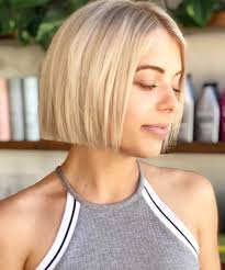 The Bob Haircut On Instagram Blonde Chin Length Bob By Ellendevinehair Bluntbob Bobhaircut Bobhair In 2020 Thick Hair Styles Short Bob Haircuts Blonde Haircuts