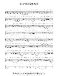 Print And Download In Pdf Or Midi Scarborough Fair Free Sheet Music For Recorder Made By Trefoil In 2020 Recorder Sheet Music Guitar Chords For Songs Sheet Music
