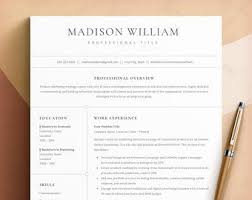 Free cv template 9 from www.dayjob.com keep it confined to two a4 pages. 2 Page Resume Etsy