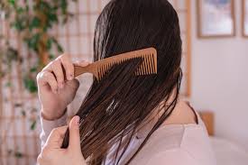 Towel dry and use pure argan oil on the ends and body of your hair, avoiding the roots. 6 Ways To Straighten Your Hair Naturally At Home
