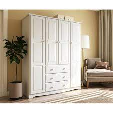 D) with four more inches in depth added to the with four more inches in depth added to the standard 12, the elite 32 in. Musman Armoire In 2021 Wood Wardrobe Solid Wood Wardrobes Wardrobe Armoire