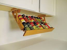 Ultimate Kitchen Storage Handcrafted Hardwood Under Cabinet Spice Rack Organizer Ultimate Kitchen Sto Cabinet Spice Rack Ultimate Kitchen Storage Spice Storage