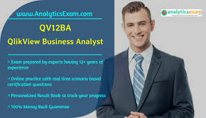 Advance Your Career With Qlikview Business Analyst Qv12ba Certification Business Analyst Analyst Exam Guide
