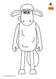 Coloring Page Shaun The Sheep Sheep Face Shaun The Sheep Unicorn Coloring Pages