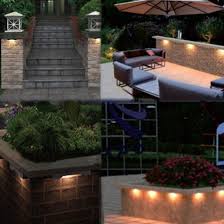 China Waterproof Retaining Wall Lights Under Capstone Low Voltage Module Design China Retaining Wall Lights Led Hardscape Lighting
