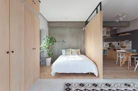 Underfoot, a subfloor is nailed to the joists. Modular Plywood Partition Makes The Most Of A Small Space Designs Ideas On Dornob
