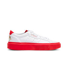 All styles and colours available in the official adidas online store. Adidas X Fiorucci Super Sleek Woman Sneakers White Red