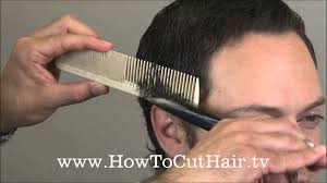 Blending shear over comb technique: How To Cut Men S Hair Scissor Over Comb Barbering Tecnnique Youtube