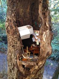 The Fairy Post Office A Tiny Post Office Hidden Inside A Tree In An Orinda California Park Orinda Post Office California Parks
