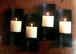 Maybe you would like to learn more about one of these? 17 One Piece Black Metal 4 Pillar Candle Wall Sconce Modern Art Deco India Black Metal Art Ideas Of Black Candle Wall Sconces Wall Candles Modern Sconces