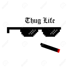 Maybe you would like to learn more about one of these? Creative Vector Illustration Of Pixel Glasses Of Thug Life Meme Isolated On Transparent Background Ghetto Lifestyle Culture Art Design Mock Up Template Abstract Concept Graphic Element Royalty Free Cliparts Vectors And Stock